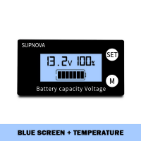 【✈】 vkysdo เครื่องวัดแรงดันไฟฟ้า Bfaccia DC 8V-100V พร้อมจอ LCD ปริมาณไฟฟ้า