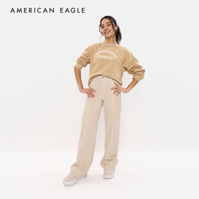 American Eagle Super High-Waisted Baggy Wide-Leg Pant กางเกง ขายาว ผู้หญิง แบ็กกี้ ไวด์เลก เอวสูง (NWJP 032-4945-139)