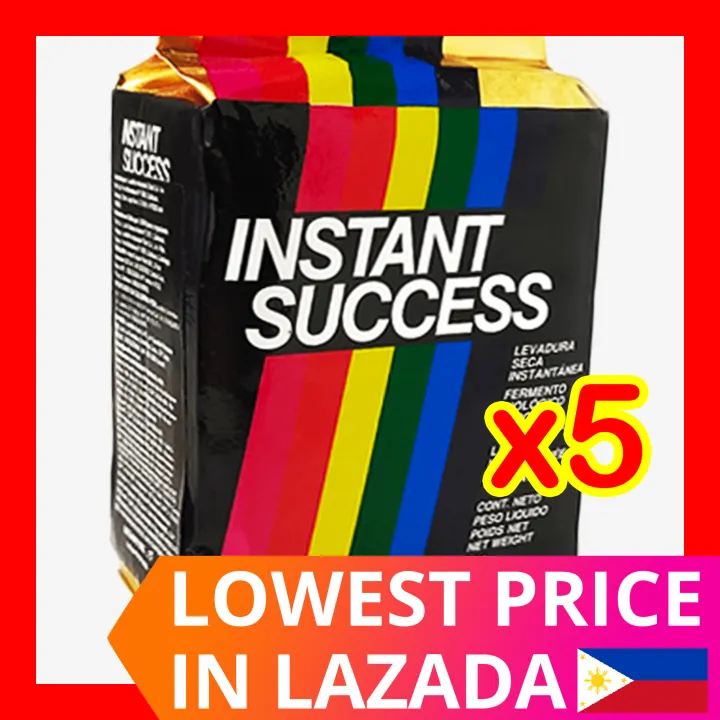 5 packs INSTANT SUCCESS GOLD INSTANT YEAST for Baking Bread Cake Flour ...