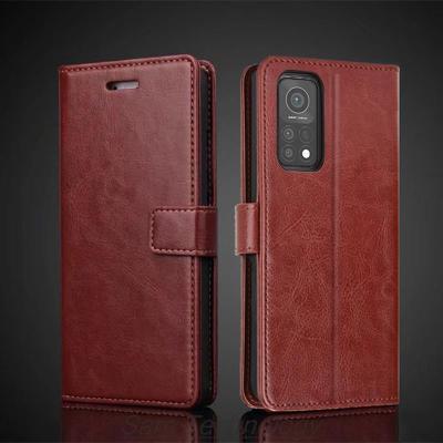 Card Holder Leather Case for Xiaomi Mi 10T Pro 5G / Xiaomi 10T Pro 5G Pu Leather Flip Cover Retro Wallet Fitted Case Business
