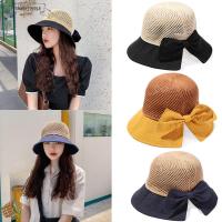 ที่บังหมวกบังแดดแบบหมวกชายทะเลพับได้ Topi Bucket ปีกกว้างแบบพกพาผูกโบว์ SHADE796918ได้