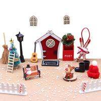 Dollhouse Christmas Decorations 20: 1 Pretend Toys DIY For Dollhouse Miniature Fairy Doors Accessories Christmas Dollhouse Accessories 19 Pcs Dollhouse Christmas Fairy Door welcoming