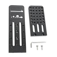 For S Stabilizer Quick Release Plate Universal L-Shape Vertical Plate SLR Tripod Hydraulic Head Plate