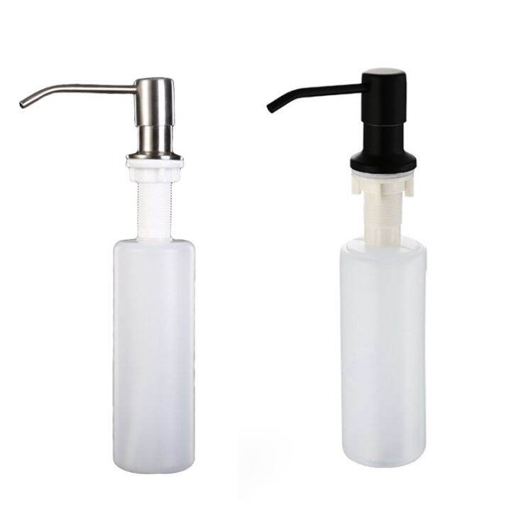 1set-300ml-liquid-soap-dispenser-stainless-steel-kitchen-sink-soap-dispenser-kit-dropshipping