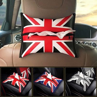 huawe Car Seat Back Buckle Leather Tissue Bag Napkin Paper Box For M Coope r F 54 F 55 F56 F57 F60 Country R 53 R 55 R56 R58 R60 R61