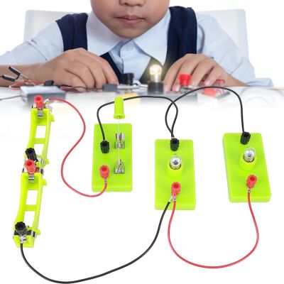 【Xmas】Diy ชุดคิดไฟฟ้า ชุดวงจรไฟฟ้า ชุดต่ออุปกรณ์ไฟฟ้าอย่างง่าย สำหรับเด็ก ชุดเรียนรู้การต่อวงจรไฟฟ้า ไฟDC