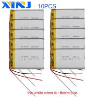 10pcs 3.7V 1200mAh 4.44Wh 3 Wire Thermistor Polymer Li Lipo Battery 503759 For GPS Mp5 Camera Bluetooth Speaker Phone Tablet PC [ Hot sell ] mzpa12