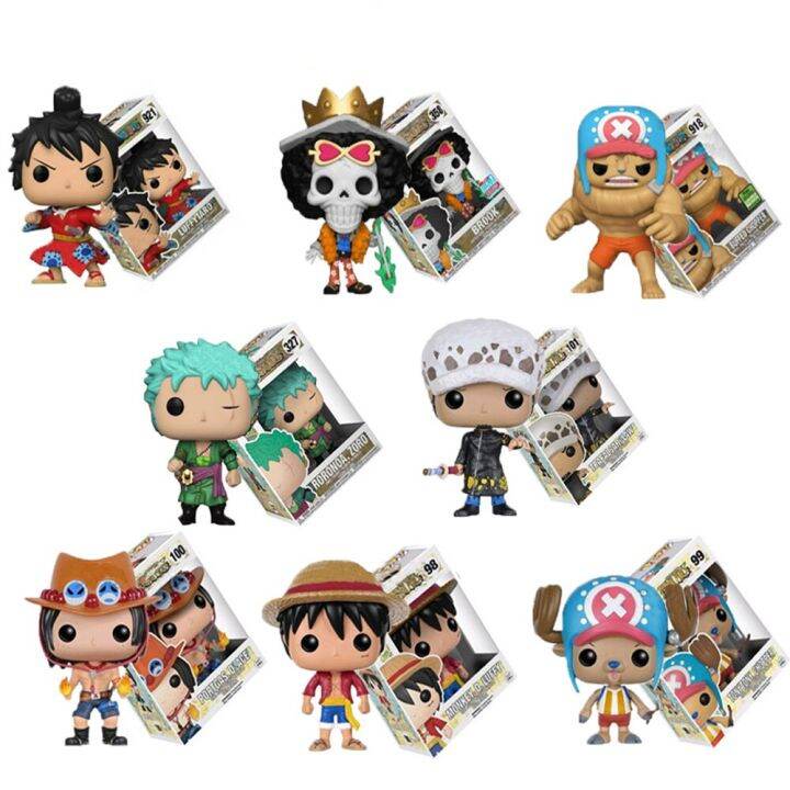 ของเล่นสะสมตุ๊กตาไวนิลฟิกเกอร์ลูฟี่-amp-chopper-amp-ace-amp-law-amp-zoro-amp-brook-amp-usopp-สำหรับอะนิเมะเรื่องวันพีช