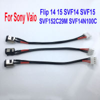 1-5pcs ใหม่ DC Power JACK CABLE Connector สำหรับ VAIO SVF152C29M SVF14N100C flip 14 15. SVF14 SVF15