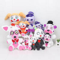 CW15cm25ซม. FNAF Plush ของเล่น Funtime Freddy Foxy Circus Baby Ennard Sister Location พวงกุญแจจี้ตุ๊กตา