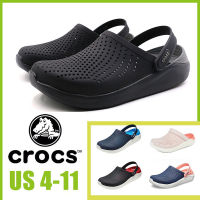 （พร้อมส่ง）ขาย crocs Literide พรีเมี่ยมของแท้รองเท้า รองเท้าชายหาด รองเท้าแตะ