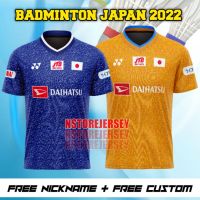 T SHIRT -  2023 การออกแบบใหม่ - แบดมินตันเสื้อยีนส์พิมพ์ถักแบดมินตันญี่ปุ่น 2023