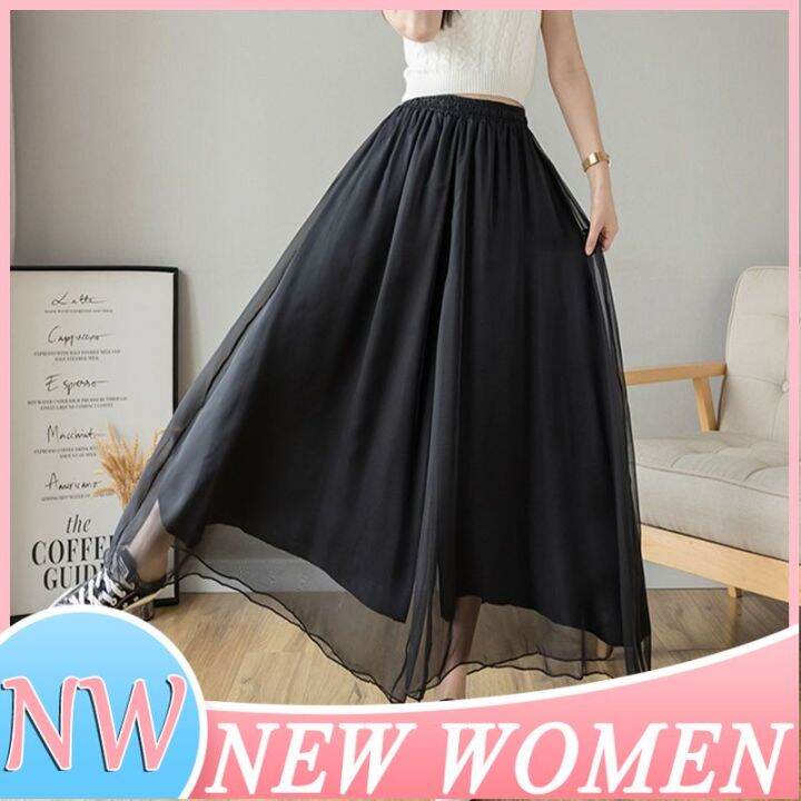 Chiffon skirt outlet 5xl