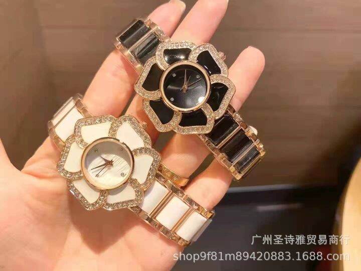 wechat-business-hot-style-non-trace-undertakes-to-sweet-home-with-camellia-form-set-auger-ceramic-joker-female-watch-wholesale-undertakes