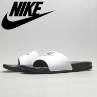 Benassi Couple Ninja Slippers Ladies Sandals Black White Mens Beach Shoes รองเท้ากีฬาผู้ชาย, รองเท้าวิ่งผู้หญิง,