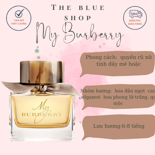 CAO CẤP] Nước Hoa Nữ cao cấp BURBERRY 90ML Sang Trọng, Thanh Lịch, Đầy Sự  Quyến Rũ, Nốt Hương Tưới Mát[FREESHIP]- ENPI 