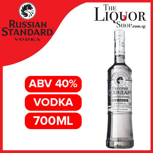 Russian Standard Platinum Vodka 700ml ABV 40 Lazada Singapore
