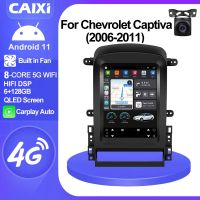 CAIXI GX9สำหรับ Chevrolet Captiva 2006-2011แอนดรอยด์สเตอริโอ2 Din Carplay วิทยุติดรถยนต์เครื่องเล่นมัลติมีเดีย GPS นำทางสไตล์เทสลา