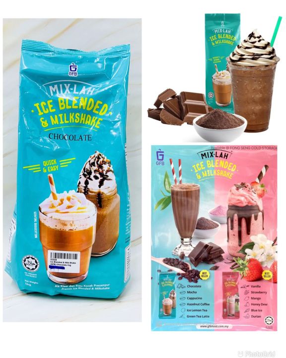 Gfb Ice Blended Powder Mix Lah Ice Blended And Milkshake Powder Gfb 1mix Lah Ice Blended 8463