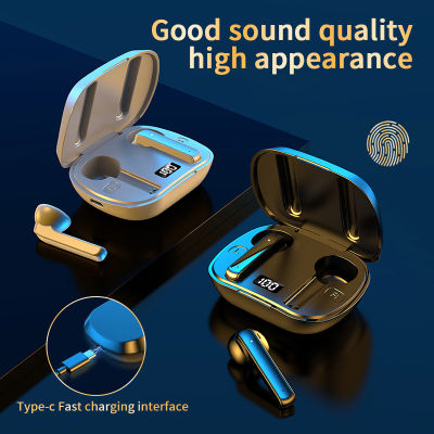Bluetooth 5.0 Wireless Earphone Lotus Headset TWS Smart LED Display Noise Cancel Earbuds for Iphone 13 12 11 Xiaomi Samsung