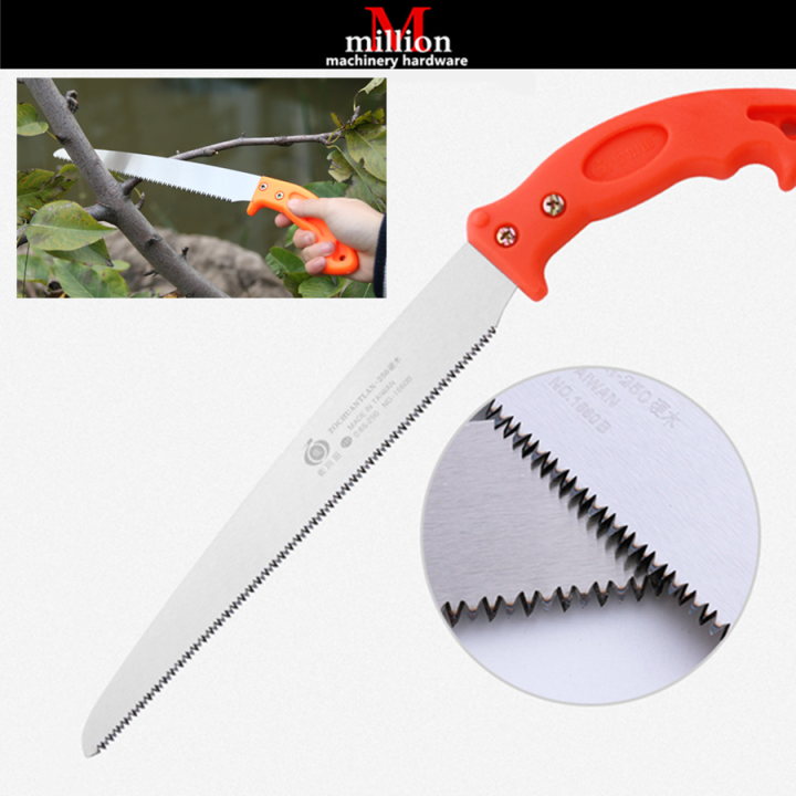 millionhardware (made in Taiwan) Gergaji Pokok ZuoChuanTian 250mm Garden Tree Pruning Saw Tree