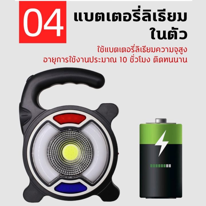 ส่งจากไทย-ไฟฉาย-ไฟฉายแบบชาร์จ-ไฟฉาย-led-ชาร์จได้-ไฟฉายสว่างมากๆ-ไฟฉายเดินป่า-ไฟledแบบพกพา-ไฟฉาย-led-ไฟฉายสปอตไลท์