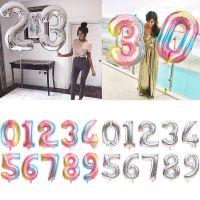 【DT】hot！ 16 32 inch Large Number Balloons 0 1 2 3 4 5 6 7 8 9  Digital Helium wedding Birthday party Decorations Kid