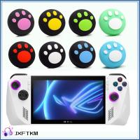 JXFTKM 10pcs ตัวป้องกันตัวควบคุมเกม ฝาโยก กรงเล็บแมวแมว ซิลิโคนทำจากซิลิโคน Thumbstick คอนโซลมือถือ มืออาชีพอย่างมืออาชีพ ออกแบบตามหลักสรีรศาสตร์ ด้ามจับแบบอนาล็อก ASUS ROG Ally