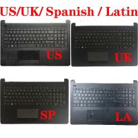 US/UK/SP/Latin/LA Laptop keyboard for HP 15T BR 15Q BU 15T BS 256 G6 258 G6 TPN C129 with Palmrest Upper Cover with touchpad