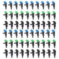 120 Pieces Drip Emitter Garden Flag Irrigation Dripper in 3 Sizes, Trees and Shrubs, 1 GPH, 2 GPH, 4 GPH