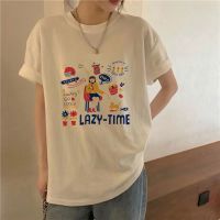 COD dsdgfhgfsdsss Retro Loose Ins New Thin Short Sleeve T-shirt Womens Korean Summer Fashion