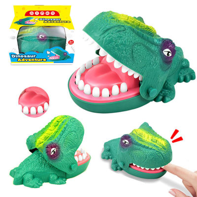 DJDK Interactive Funny Gags Toy Childrens Toys Mouth Dentist Classic Biting Hand Crocodile Mouth Toy Practical Jokes Bite Finger Game Crocodile G