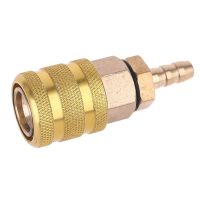 [HOT QAA,JXHKLWW 121] ฮาร์ดแวร์ Coupler และปลั๊ก6.5มม. ทองเหลือง Quick Connect Air Fittings 1/4 Quot; NPT หนาทองแดง Inflatable Joint