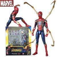 Marvel Mafex 081แมงมุมเหล็กตุ๊กตาขยับแขนขาได้แมงมุมเวนเจอร์สแมงมุมรูปปั้นผู้ชายของเล่นของขวัญสำหรับแฟนเด็ก