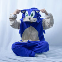 2021SQUANCH KIGURUMI Hedgehog Onesie Blue Pajama Funny Cute Homewear Festival Party Suit Cartoon Animal Outfit Jumpsuit