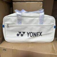 Yonex สินค้าใหม่2023รุ่น Han ของกระเป๋าแบดมินตันความจุขนาดใหญ่อเนกประสงค์สีขาวผู้ชายและผู้หญิงกระเป๋าเทนนิสแฟชั่นแบบพกพาเดียว006