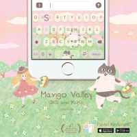 Mango Valley - GiGi and KoKo Keyboard Theme⎮(E-Voucher) for Pastel Keyboard App