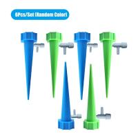 6Pcs Automatic Plant Waterer Device Irrigation Drippers with Slow Release Control Valve Switch for Outdoor Indoor Home Garden Flower Plant Watering To