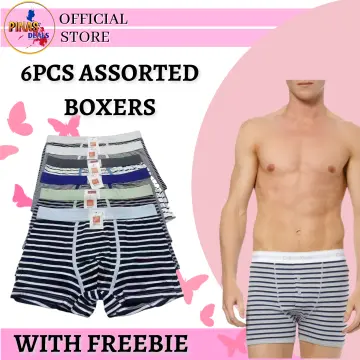 Buy Exclusive Boxer Combo 6 pcs Assorted Cotton Underwear Online at Best  Price