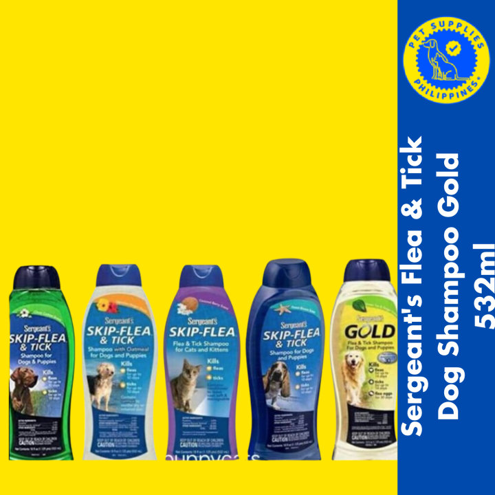 Sergeant's Flea & Tick Dog Shampoo Gold 532ml Lazada PH