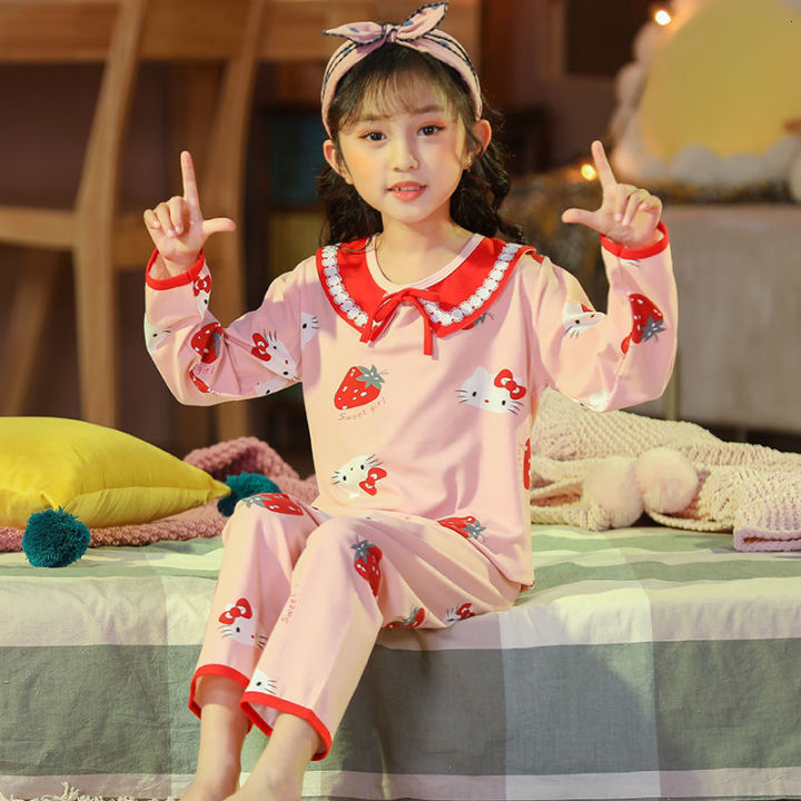 Ready Stock Korean Pyjamas Baju Tidur Kartun Kawaii Long Sleeve ...