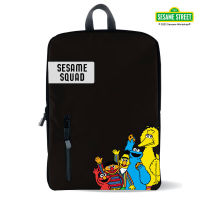 SST4 กระเป๋าเป้ Sesame Street Squad of five Backpack BP A175S Black W12xH17x5 5 in