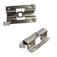 ♟❁♕ 200Pcs Stainless Steel Invisible Exterior Composite Deck U Shaped Clip Bracket Fastener Flooring WPC Panel