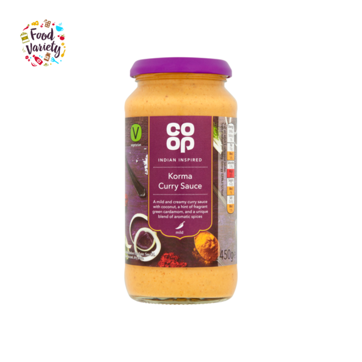 [Best Before 30May2023] Co op Korma Curry Sauce 450g ซอสพริกแกงเผ็ด