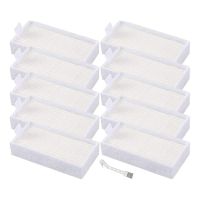 10Pcs HEPA Filters Replacement Accessories Kits for ILIFE V3S V3S Pro V5 V5S V5S Pro Robotic Vacuum Cleaner