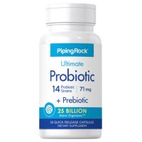 Piping Rock Probiotic Acidophilus 14 Strains 25 Billion Organisms 50 Capsules