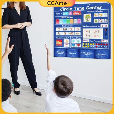แผนภูมิกระเป๋าศูนย์การเรียนรู้วงกลม CCArte สำหรับกิจกรรมคณิตศาสตร์ในชีวิตประจำวันห้องเรียน