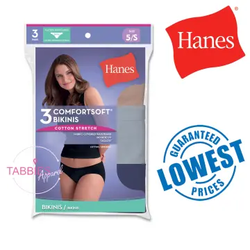 Hanes Womens Cotton Stretch Bikini With ComfortSoft® Waistband 6-Pack -  Apparel Direct Distributor