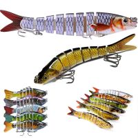 10cm 15.5g Lifelike fish bait Wobblers 6 Segments Swimbait Fishing Lure Crankbait