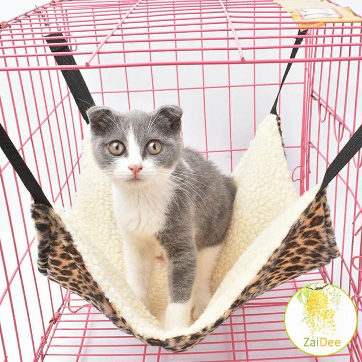 ส่งฟรี-เปลญวนลายเสือ-ที่นอนแมวสัตว์เลี้ยง-แขวนกรงแมวเปลญวนอุ-ปกรณ์สัตว์เลี้ยง-ที่นอนแมว-สัตว์เลี้ยง-cat-hammock